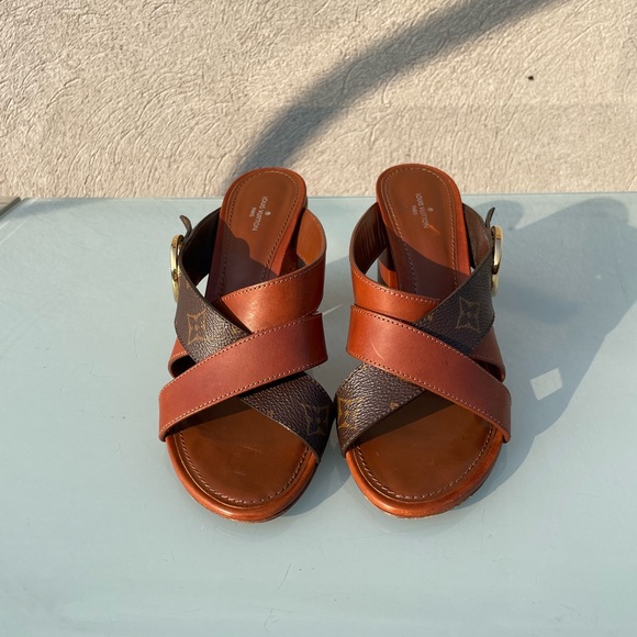 Louis Vuitton Chunky Sandals - Picture 1 of 5